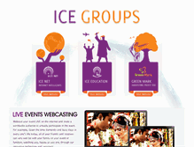 Tablet Screenshot of icegroups.com